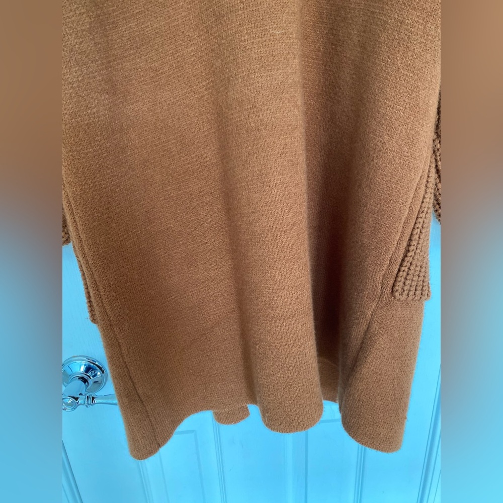 Lulu's Rust Cable Knit Open-Front Cardigan - Picture 10 of 16